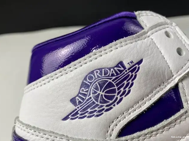 Rep TB RETRO AIR CD0461-151 COURT JORDAN 1 PURPLE HIGH 0414